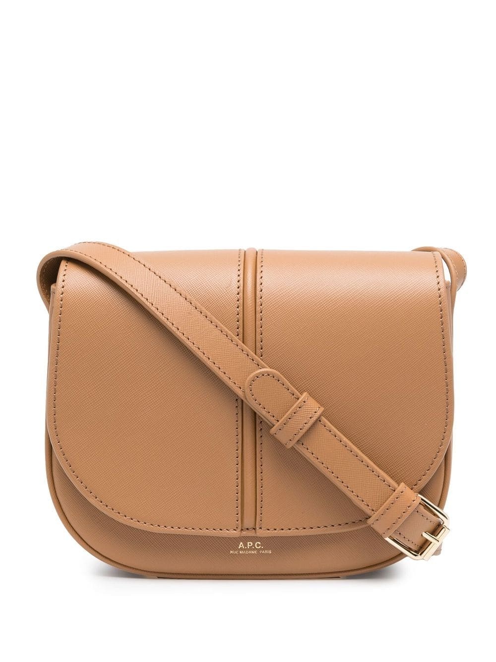 foldover leather satchel bag - 1