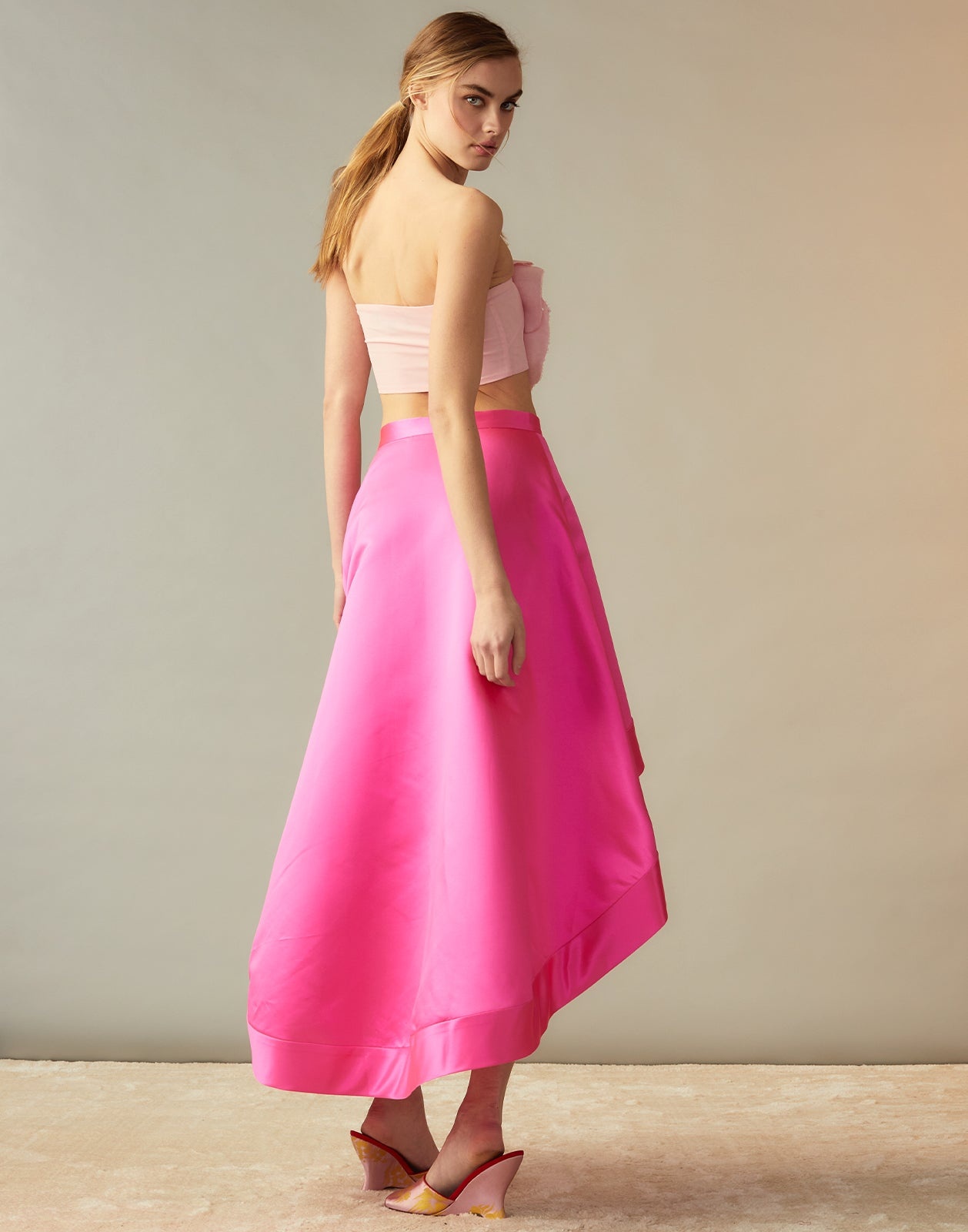 Livia Satin Skirt - 6