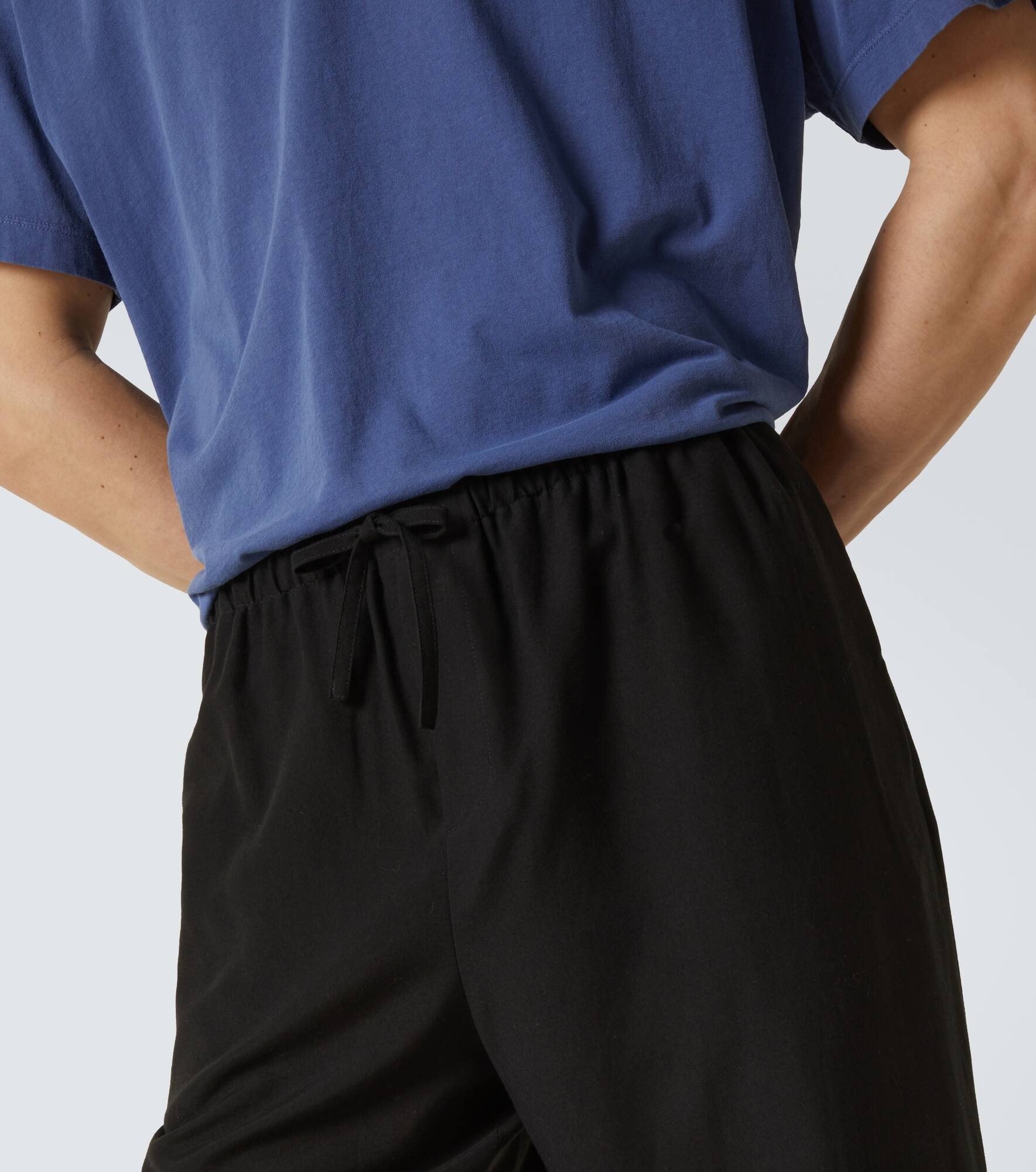 Xon cotton and silk wide-leg pants - 5