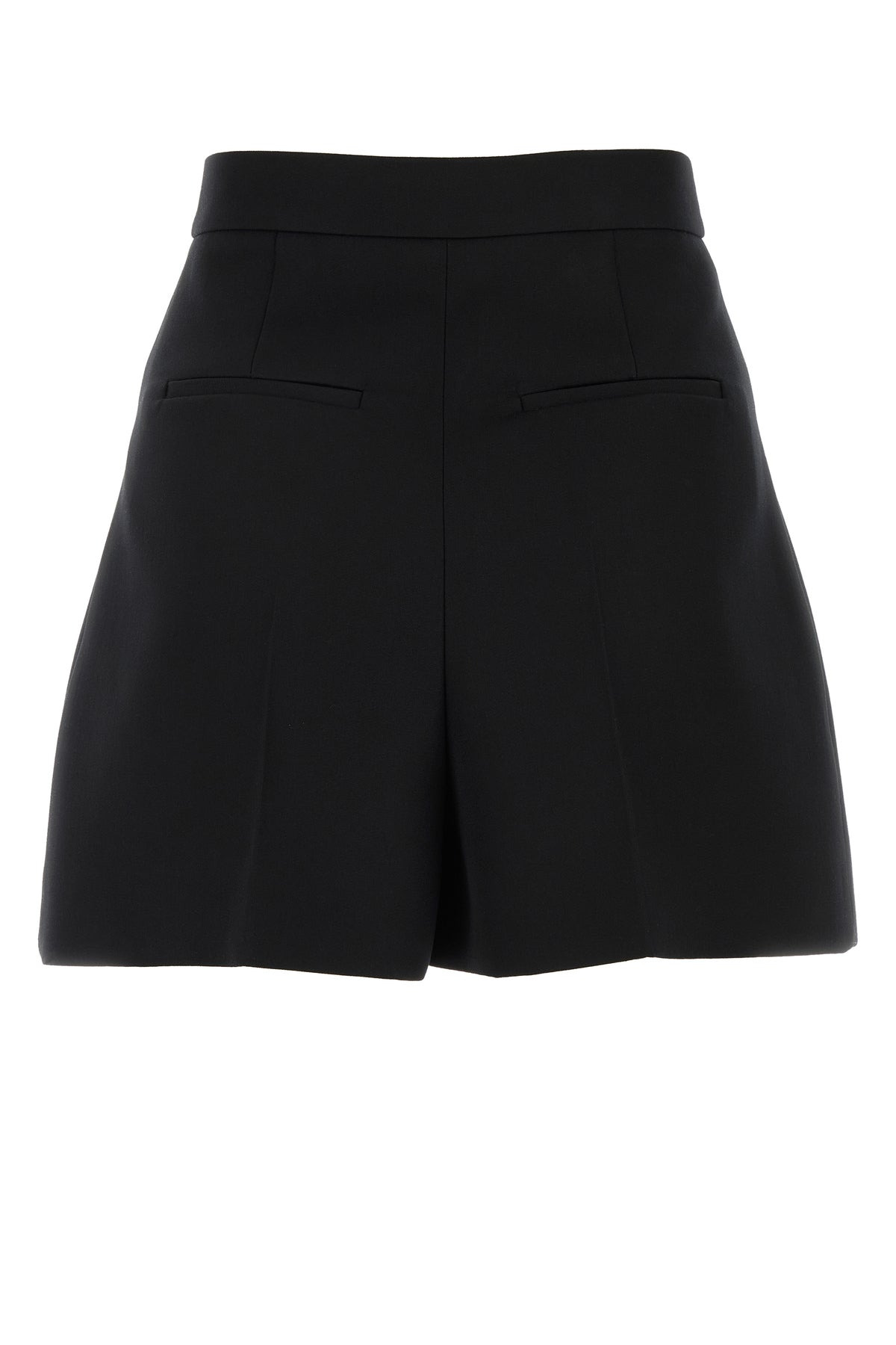 Black wool shorts - 2