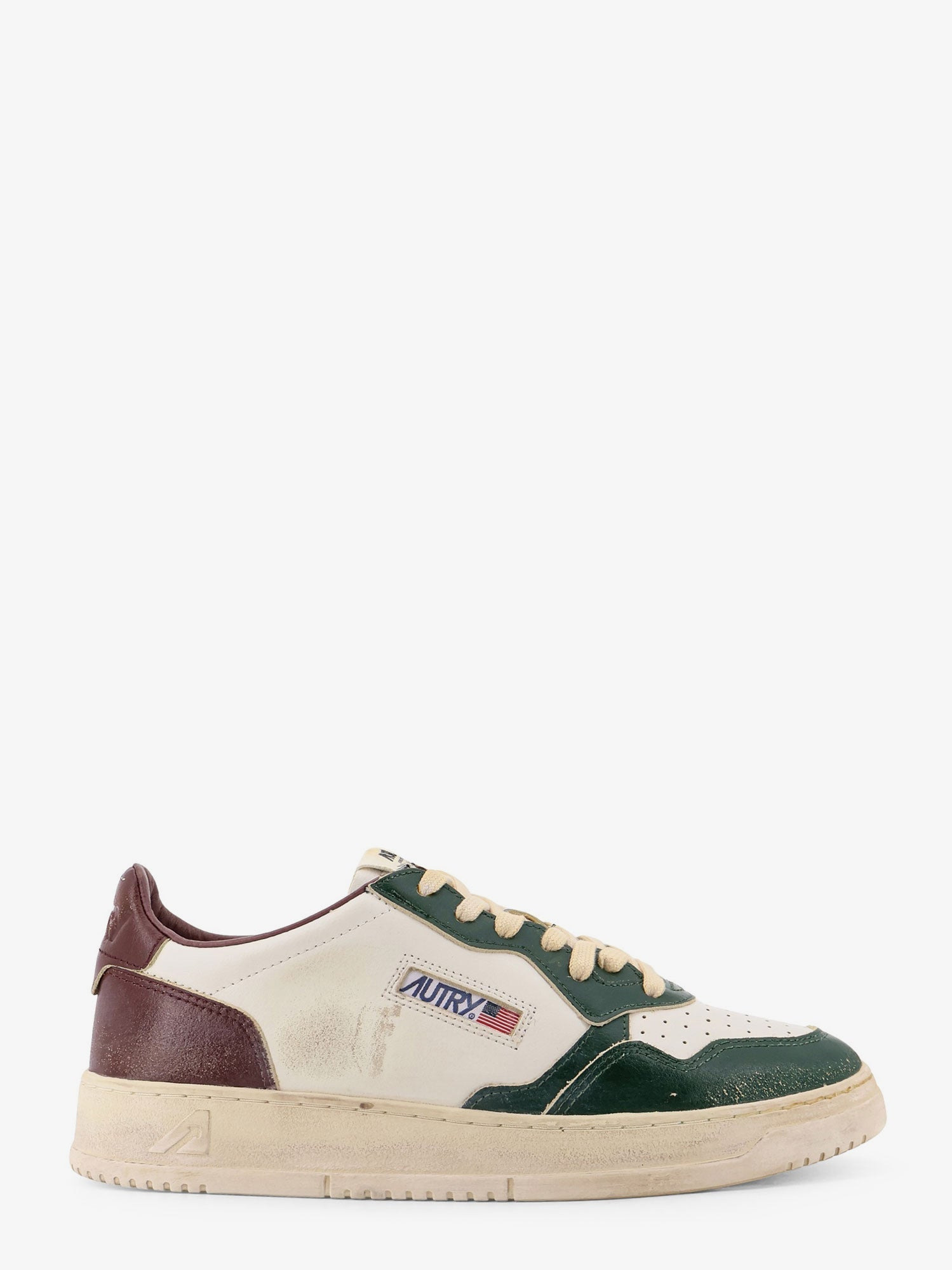 Autry Super Vintage Leather Low-Top Sneakers - 1