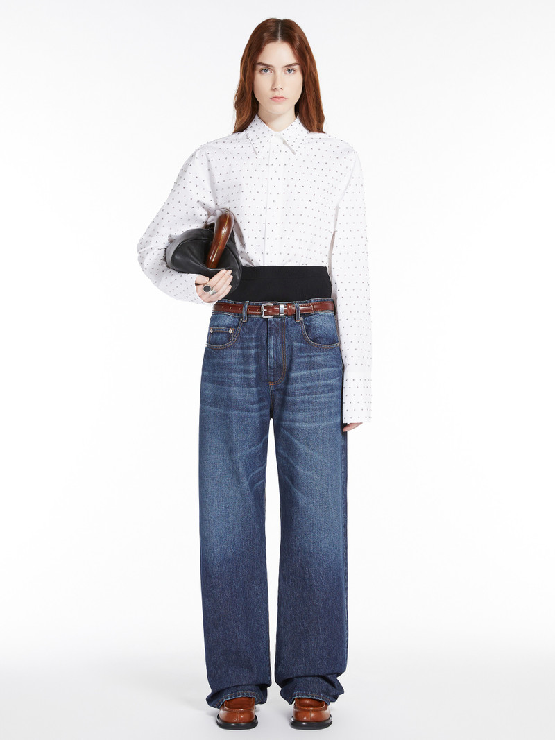 Sportmax AFOSO1234 Wide-fit denim jeans outlook