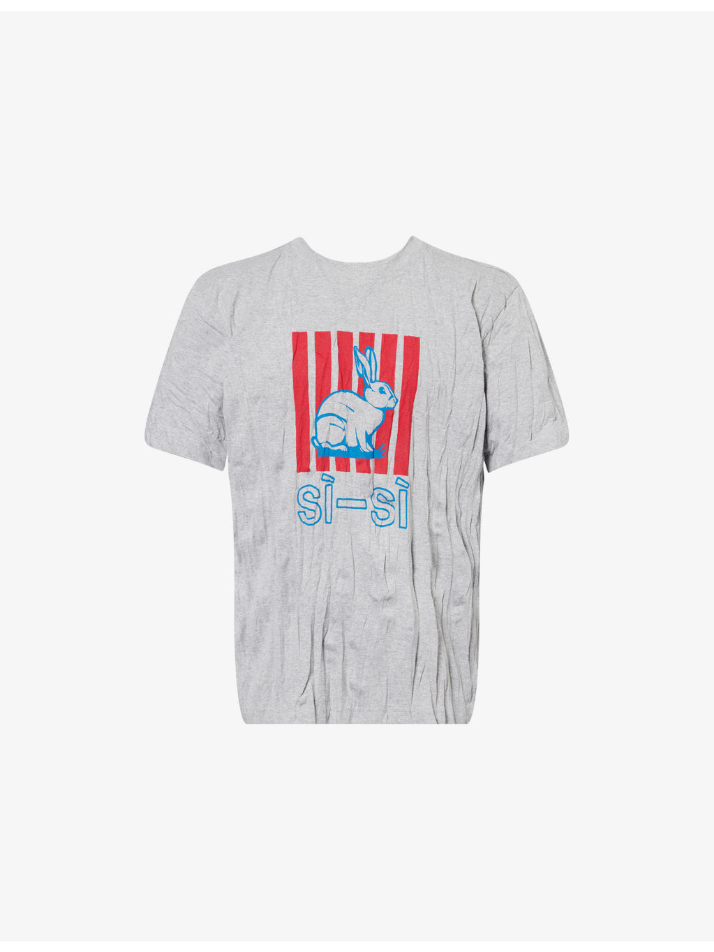 Crushed Printed Woven T-Shirt - 1