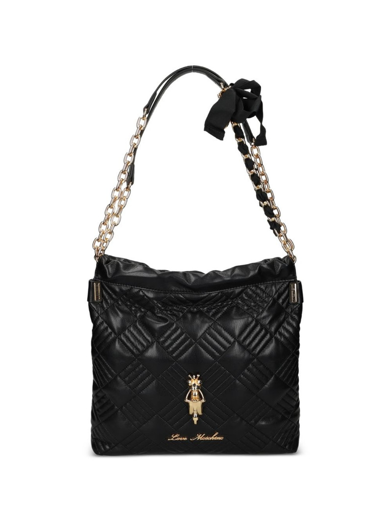 quilted chain-strap tote bag 1
