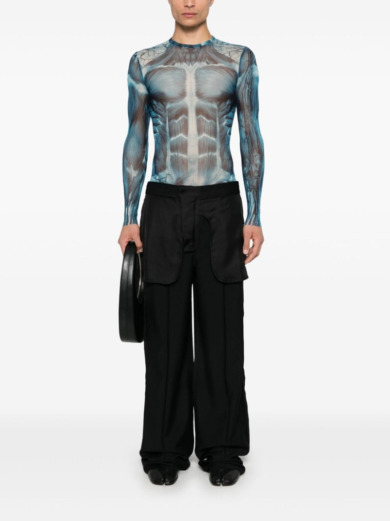 Jean Paul Gaultier Écorché top outlook