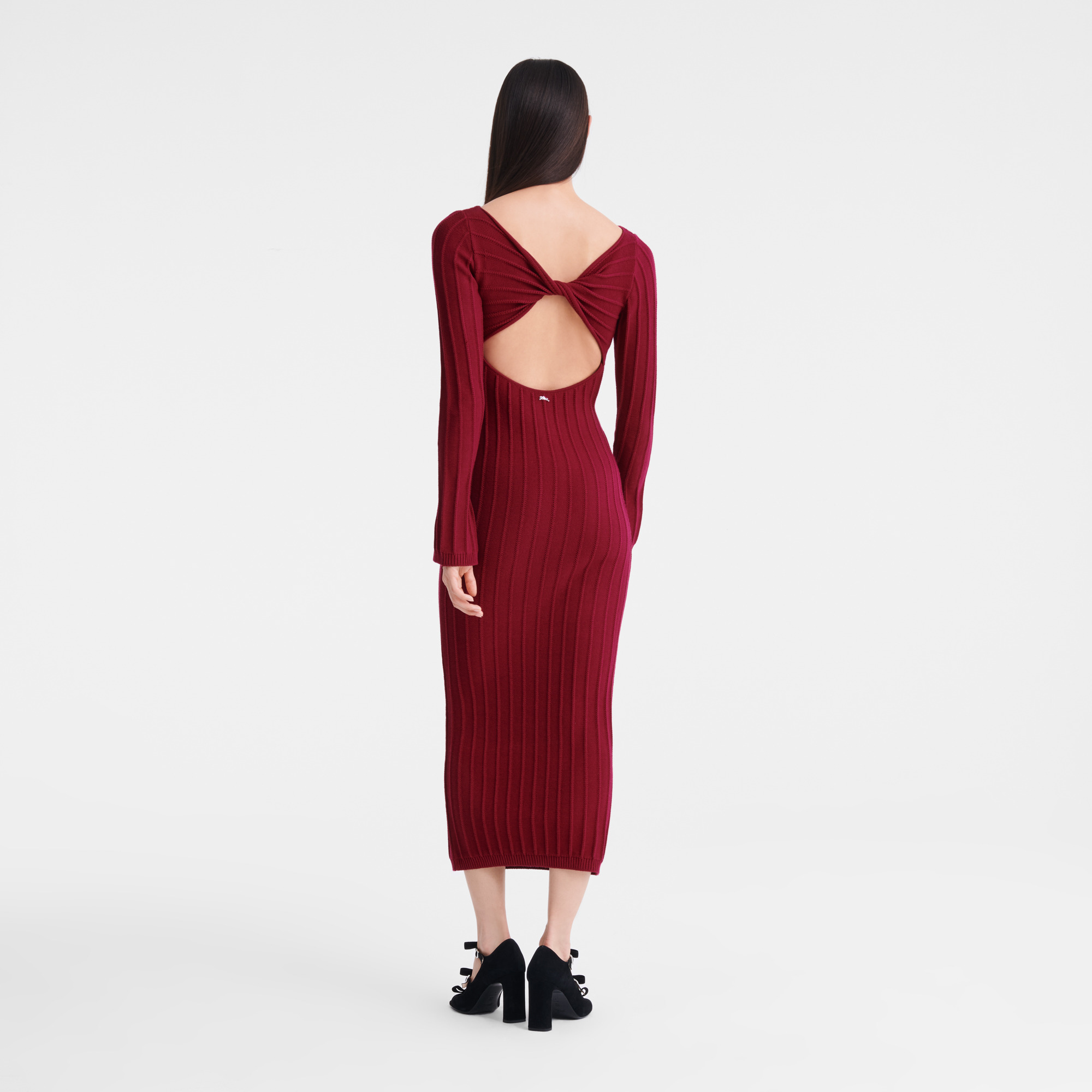 Long dress Beetroot - Knit - 4