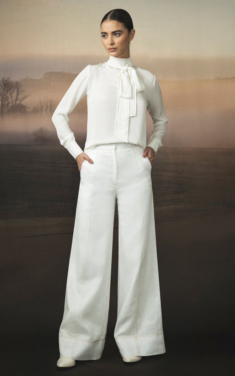 Esperandote Linen Pants white - 2