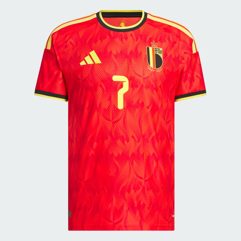 Belgium 26 Home De Bruyne Authentic Jersey 1