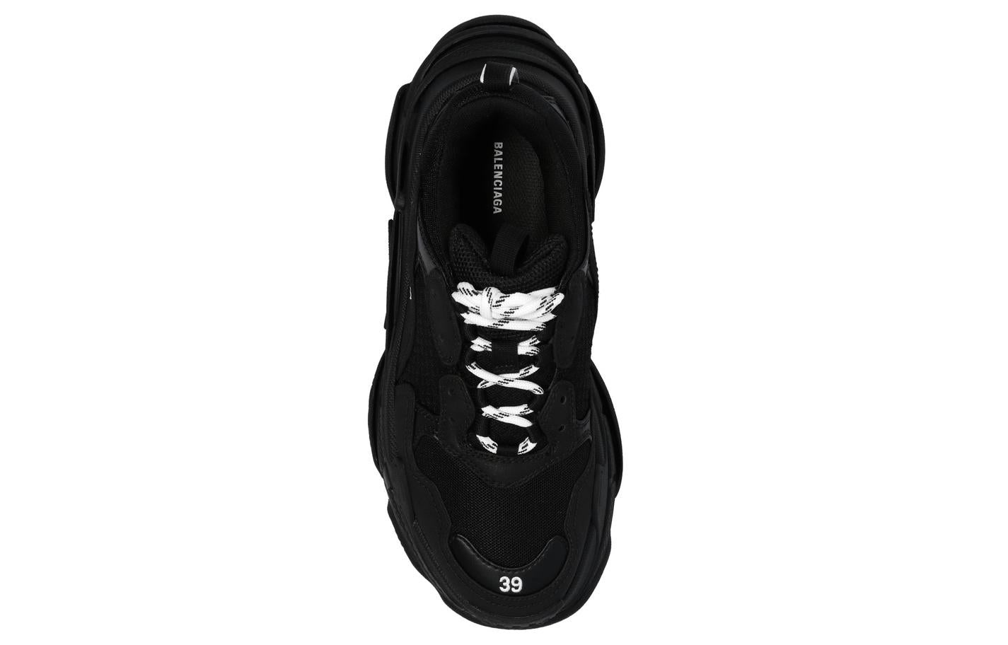 (WMNS) Balenciaga Triple S 'Black' 2019 524036W09O11000 - 4