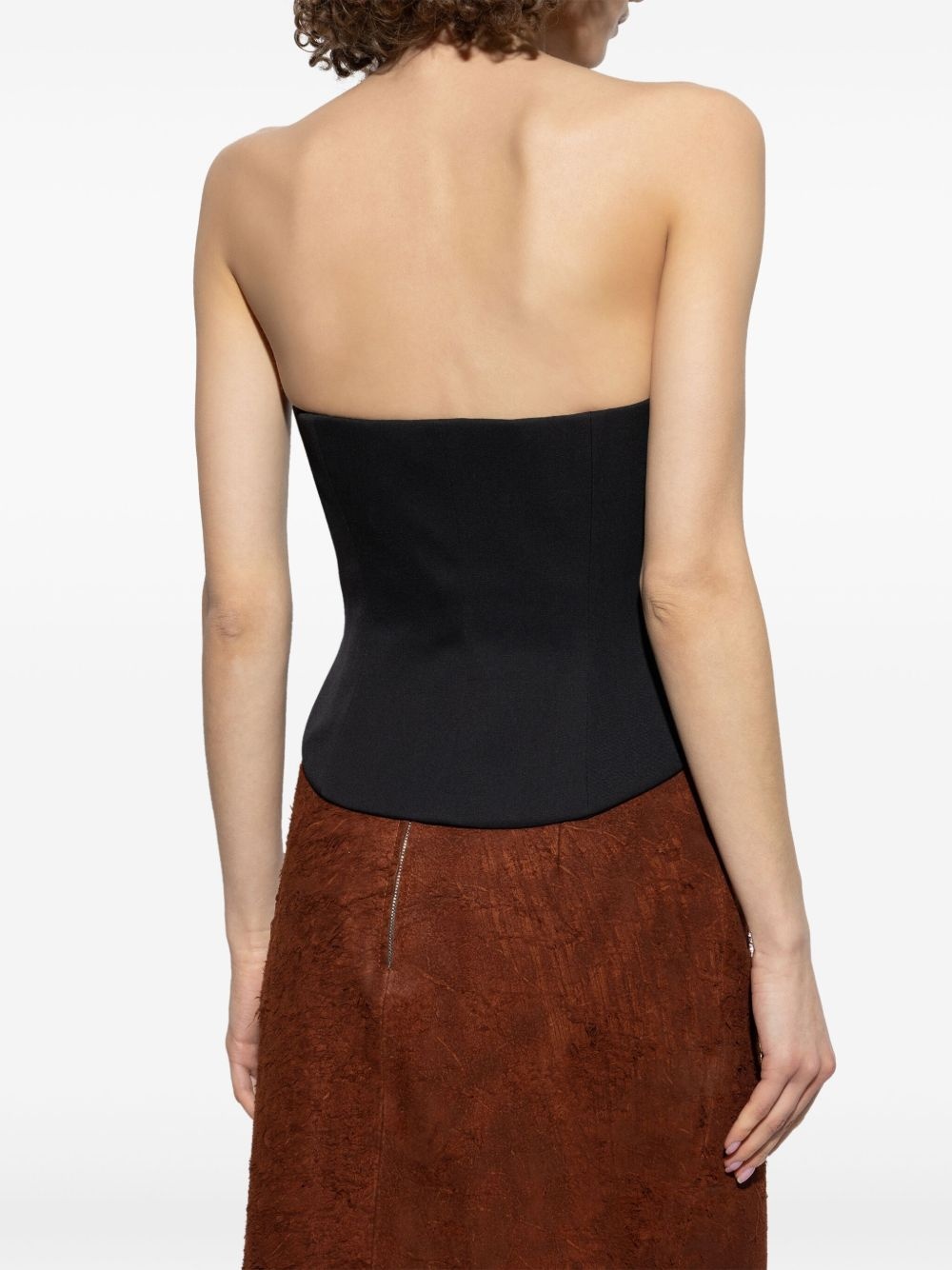 zip-up corset top - 4
