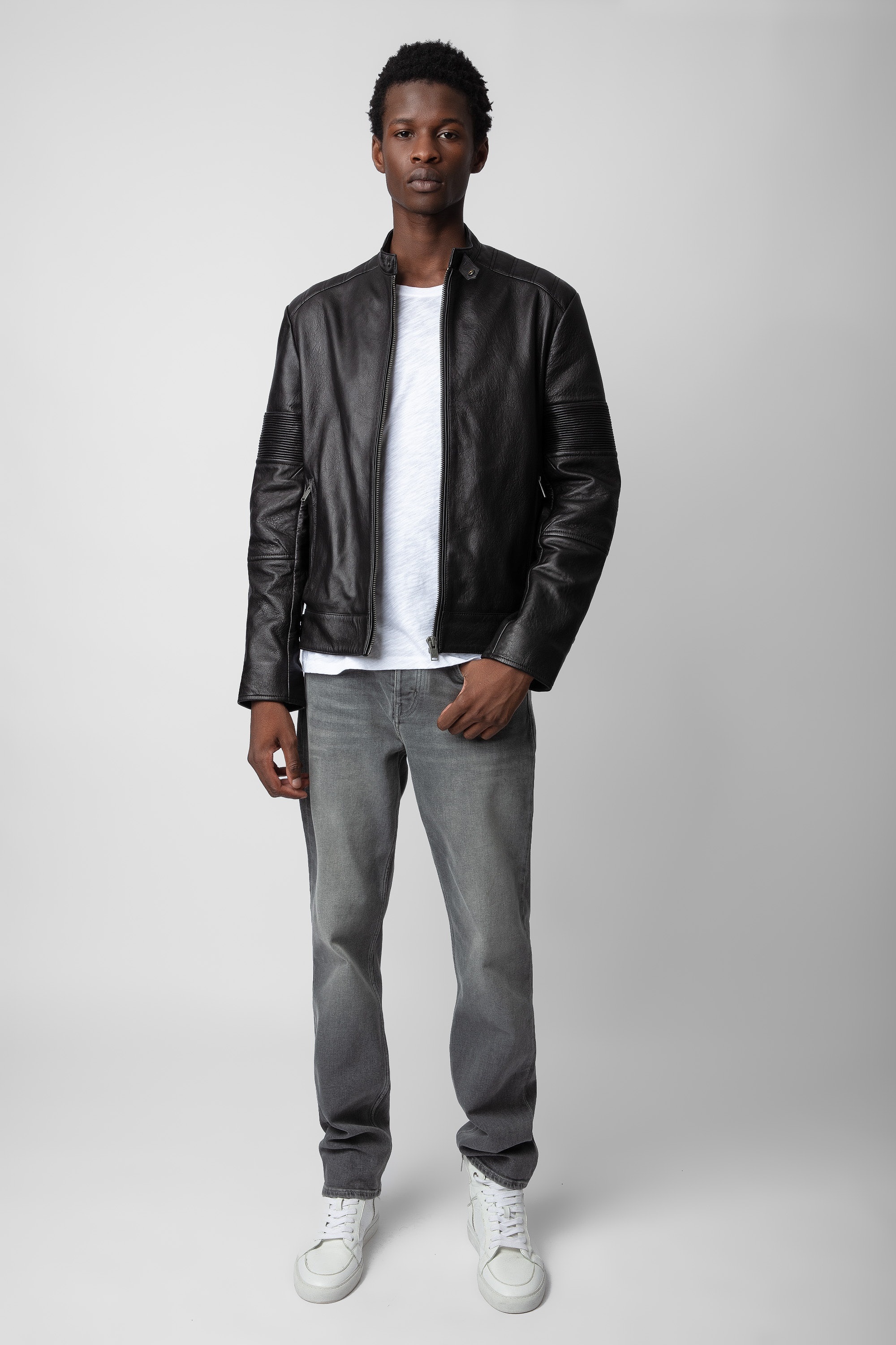 Zadig & Voltaire Lean Leather Jacket | REVERSIBLE