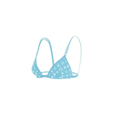 Louis Vuitton Blurry Monogram Bikini Top With Jewel Straps outlook