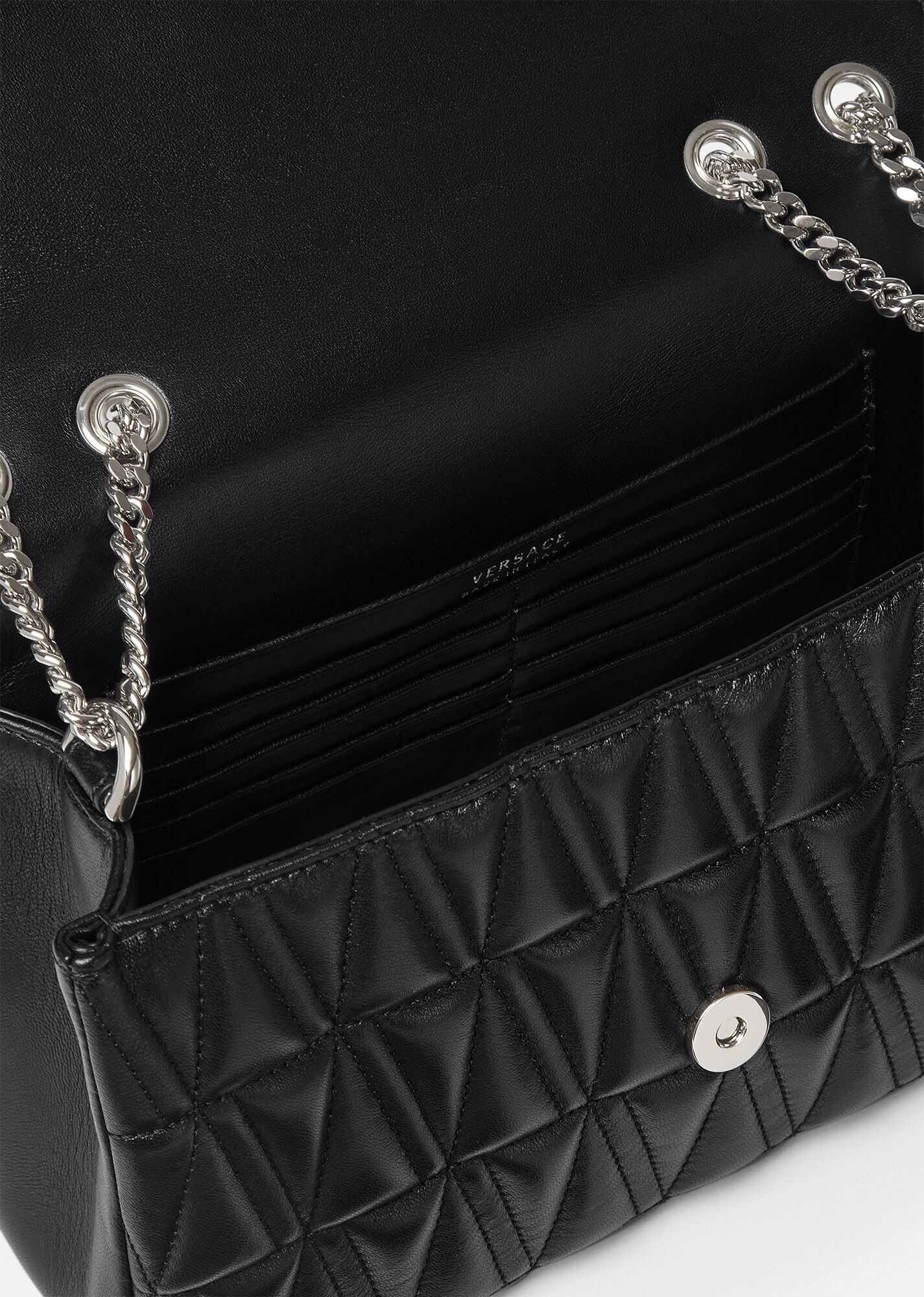 Virtus Quilted Nappa Leather Shoulder Bag - 5
