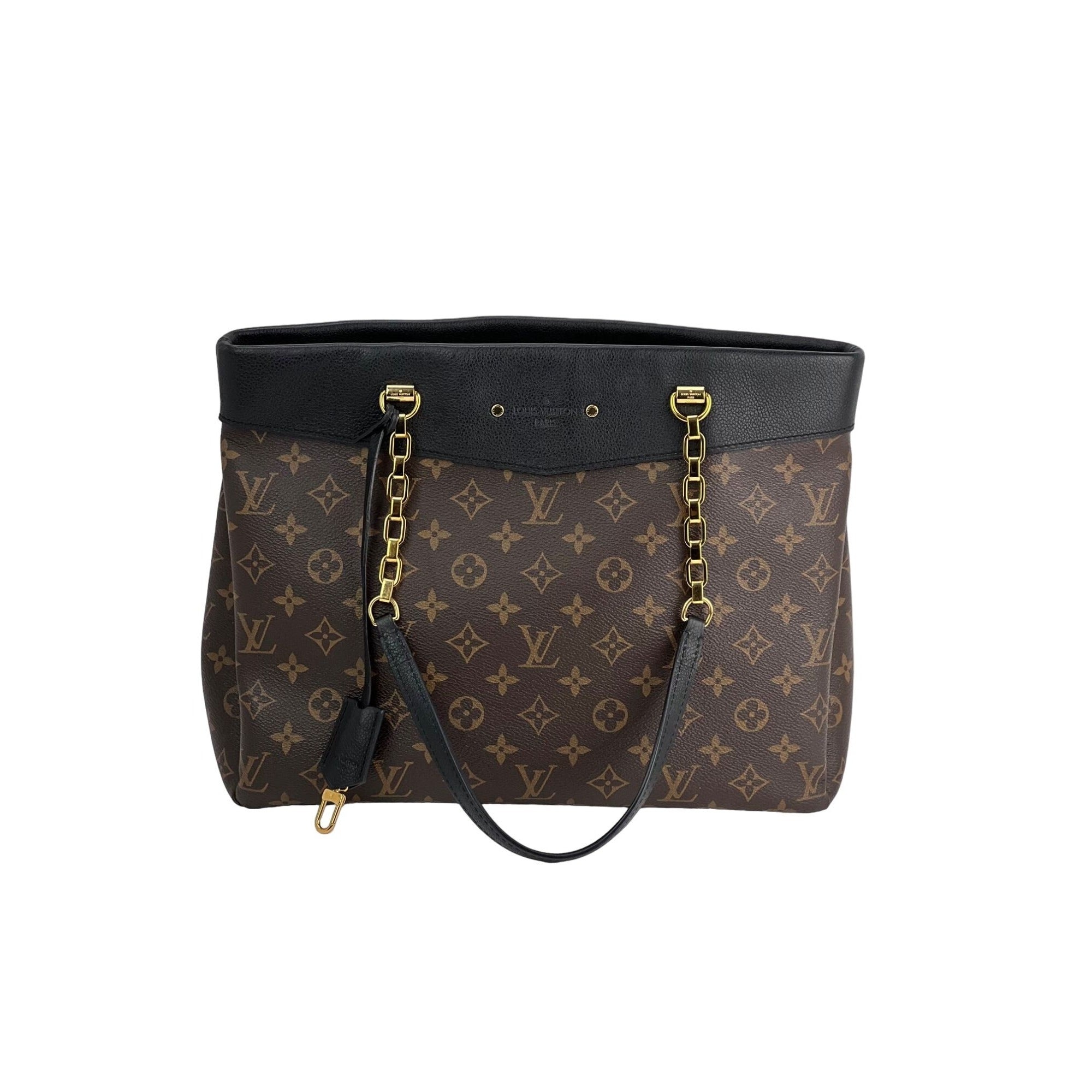 Louis Vuitton Pallas Chain Shopper Monogram Canvas Bag