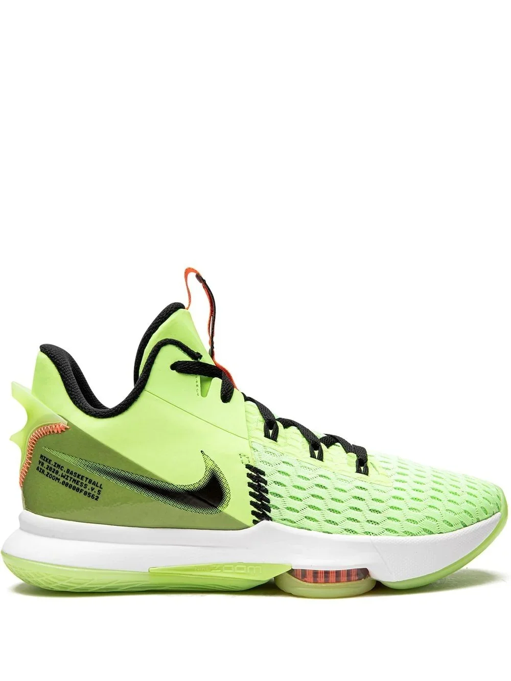 LeBron Witness V "Lime Glow" sneakers - 1