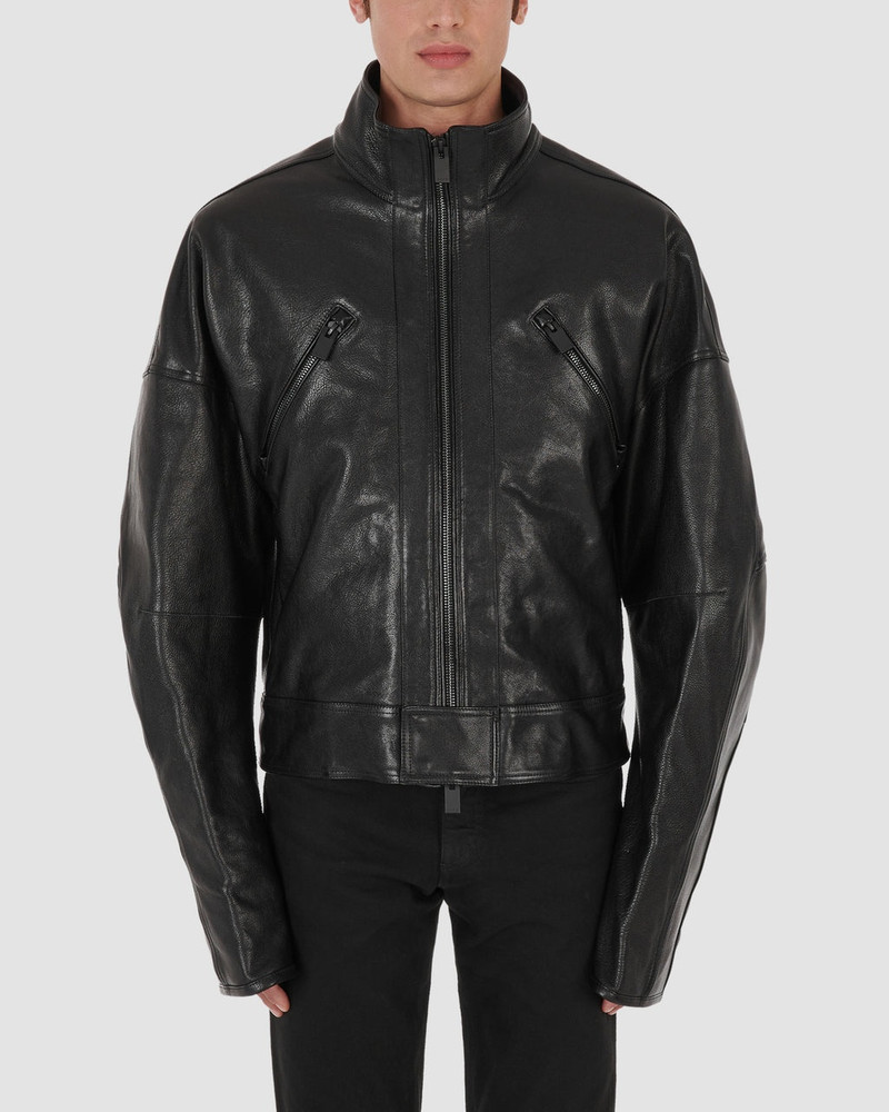 1017 ALYX 9SM OVERSIZE LEATHER LOGO MOTO JACKET outlook