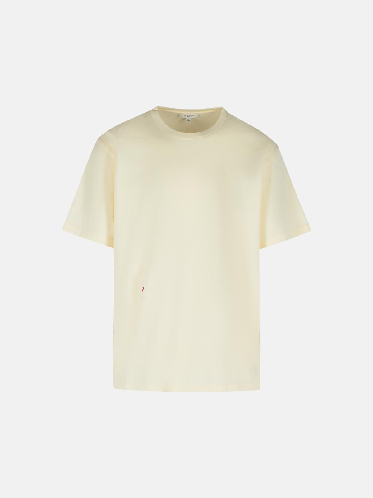 OFF-WHITE COTTON T-SHIRT - 1
