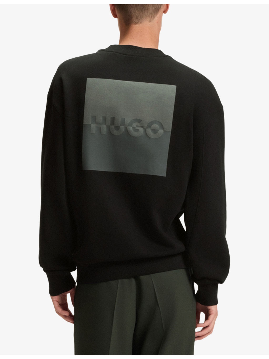 Brand-Print Regular-Fit Cotton Sweatshirt - 4