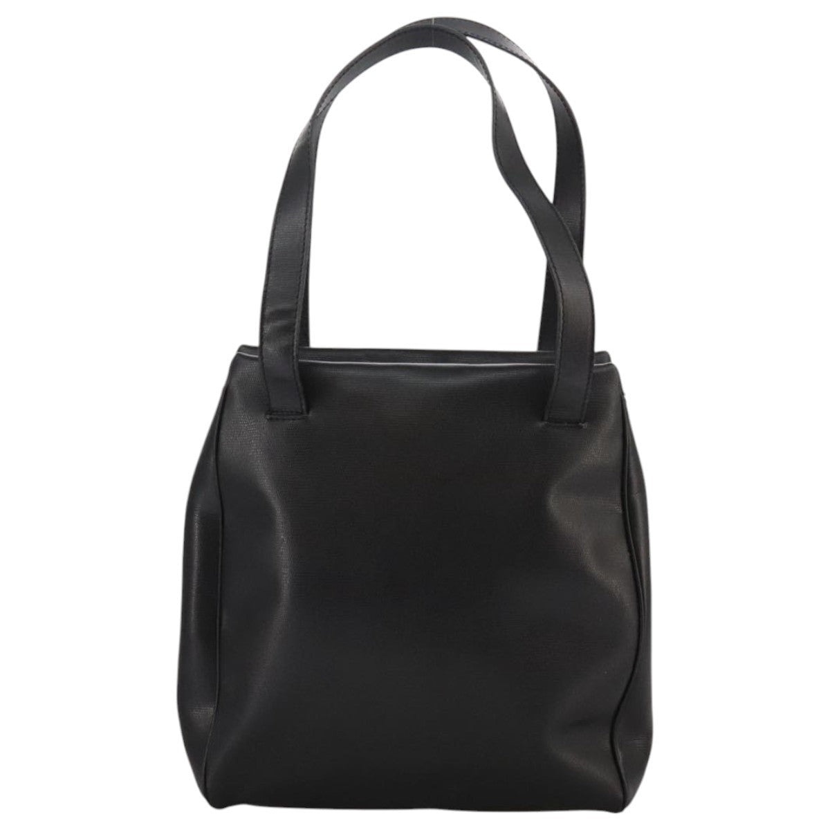 CELINE Hand Bag Leather Black Gold - 3