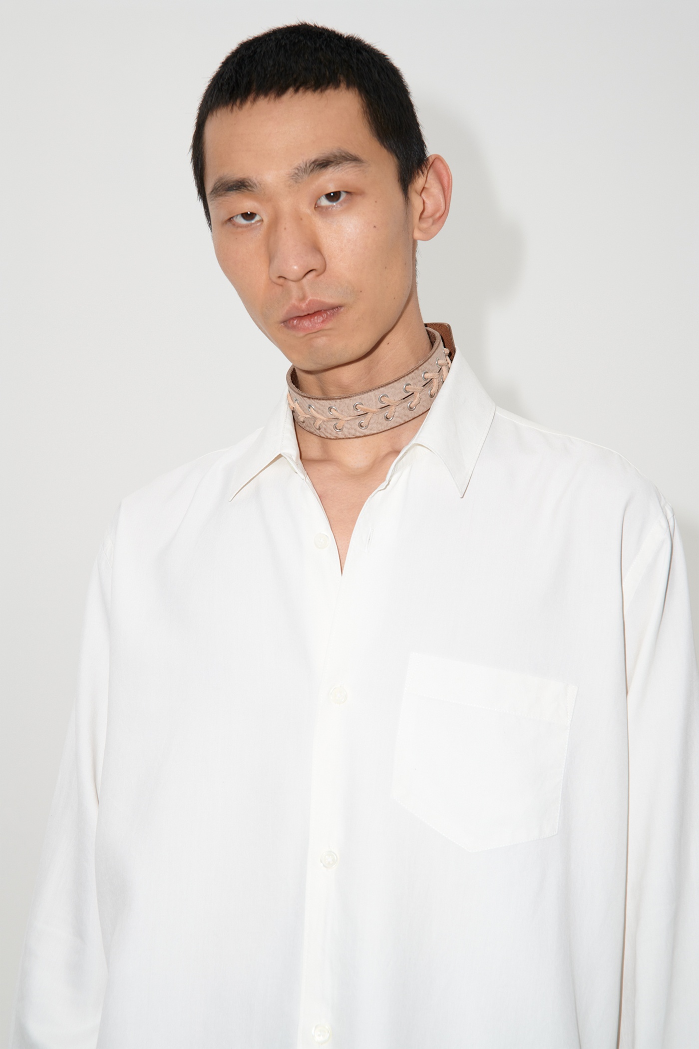 Our Legacy Initial Shirt Off White Fine Silk | REVERSIBLE