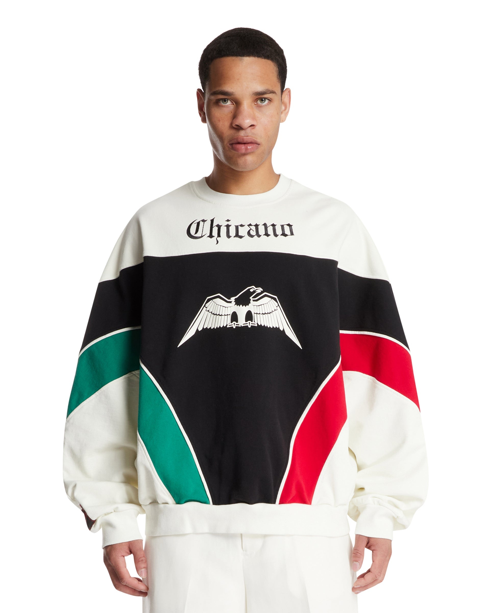 Adidas Originals x Willy Chavarria White Chavarria Chicano Sweatshirt - 1