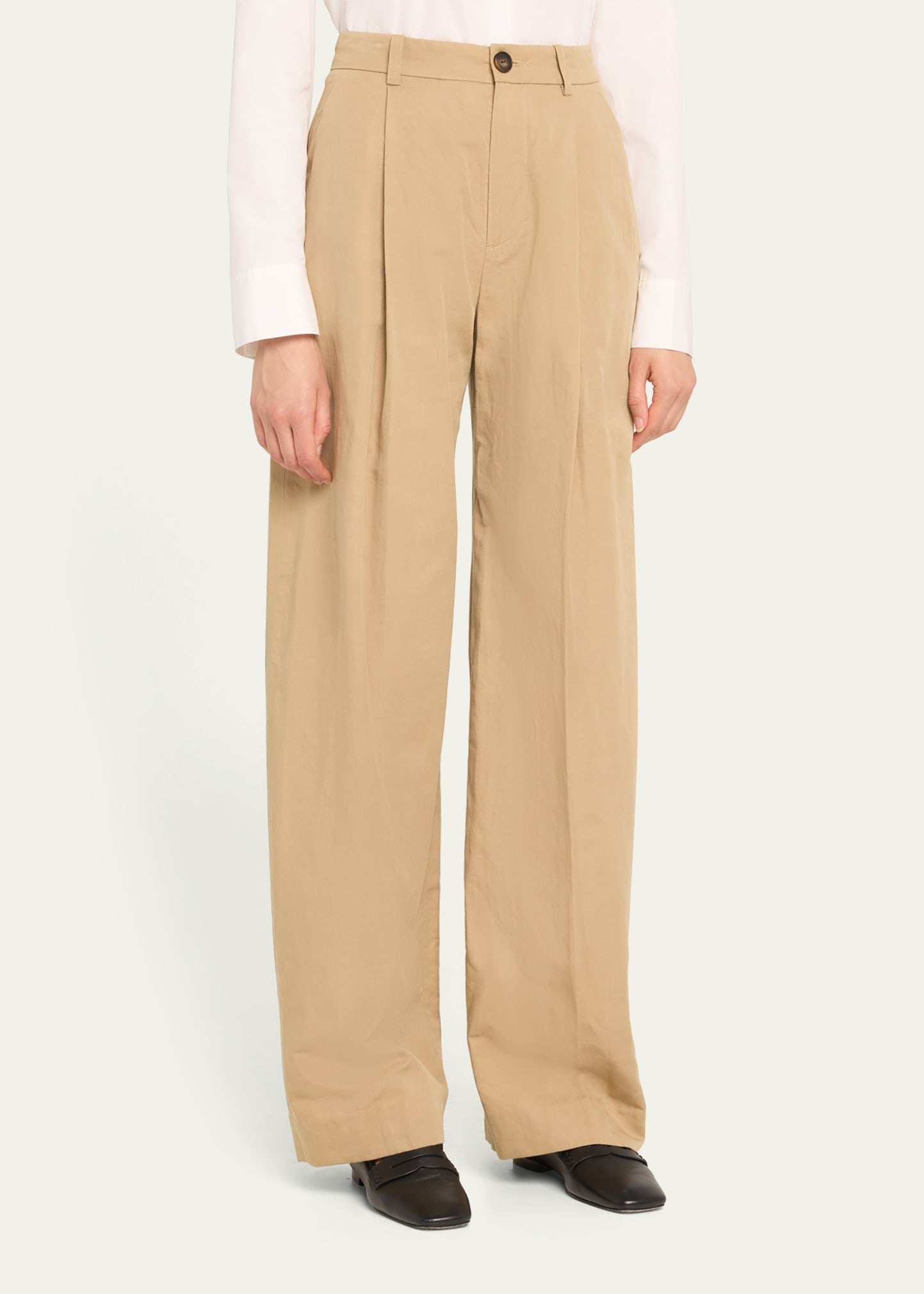 High-Waist Tailored Wide-Leg Pants - 4