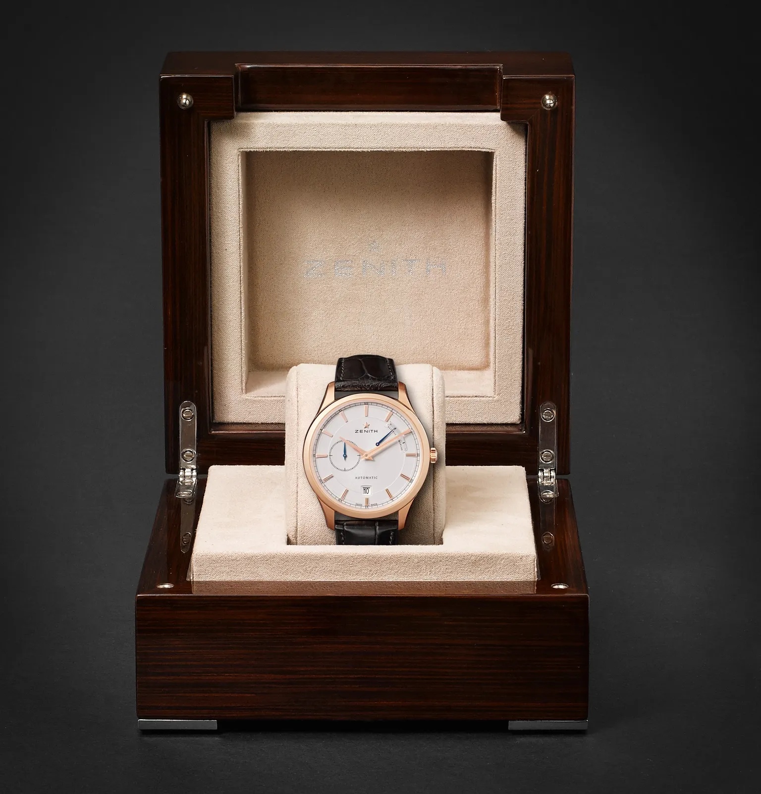 Power Reserve 40mm 18-Karat Rose Gold and Alligator Watch, Ref. No. 18.2121.685/01.C498 - 9