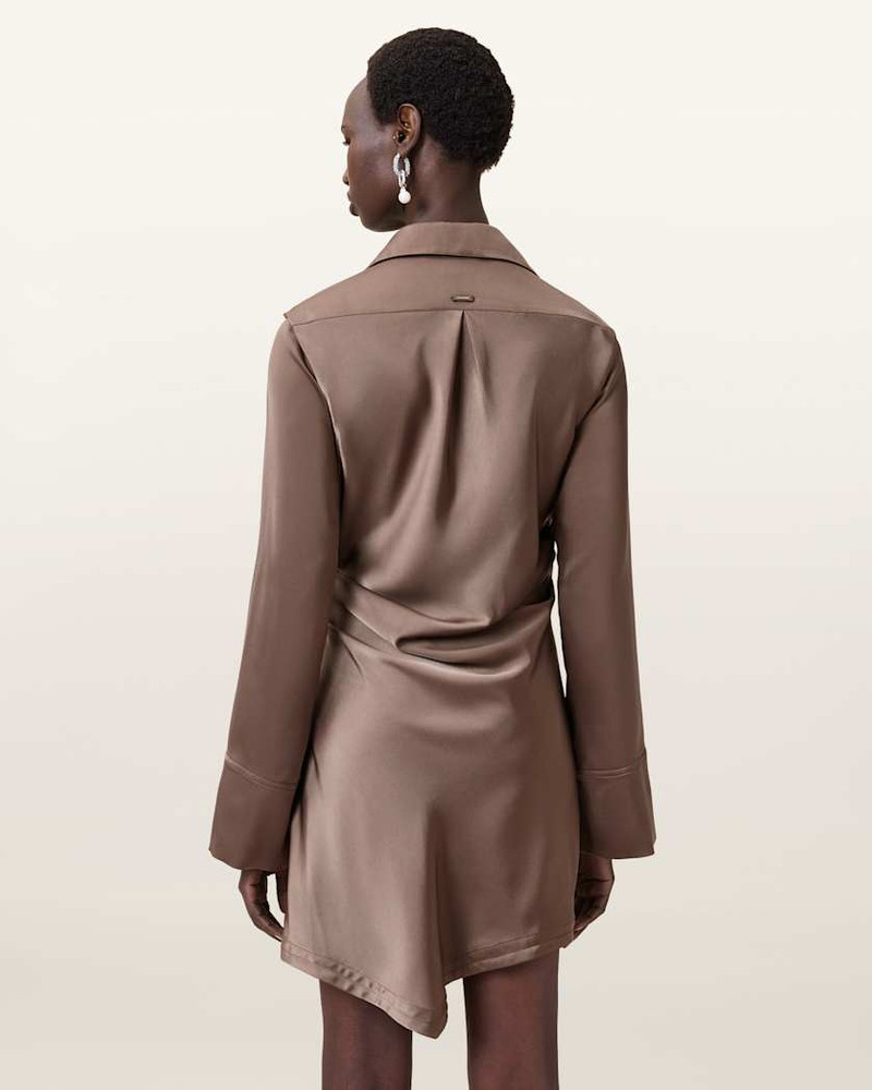 TIRA SATIN MINI DRESS 10