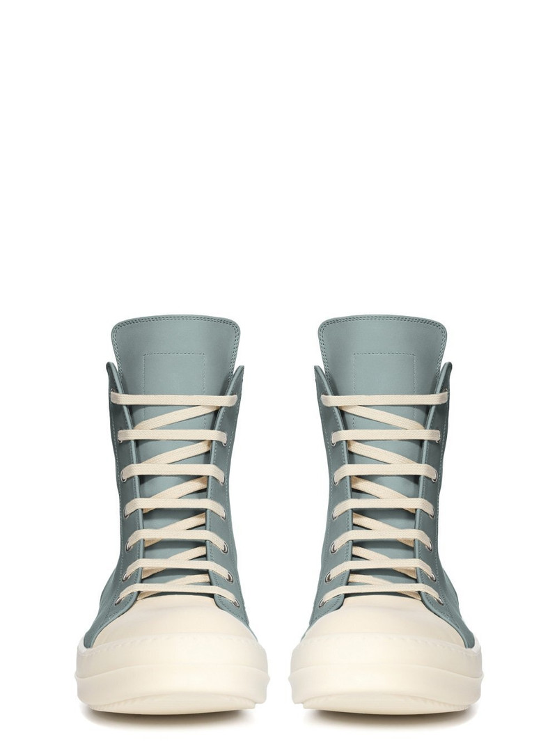 lace-up leather high-top sneakers 2