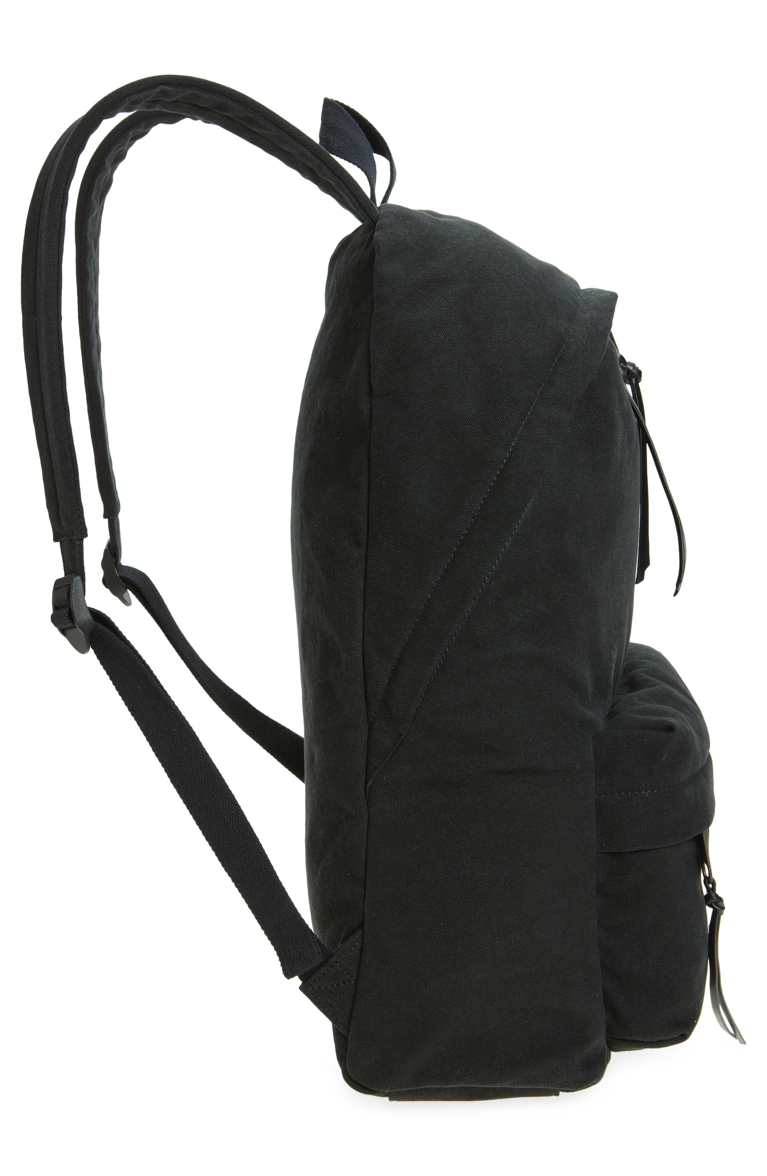 Balenciaga Tape Type Logo Canvas Backpack in Black/Light Red at Nordstrom - 5