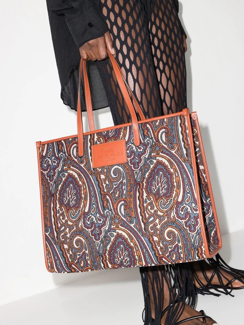 paisley-print tote bag - 2