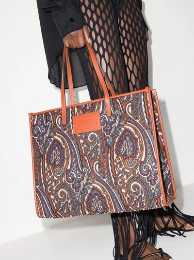 Etro paisley-print tote bag outlook