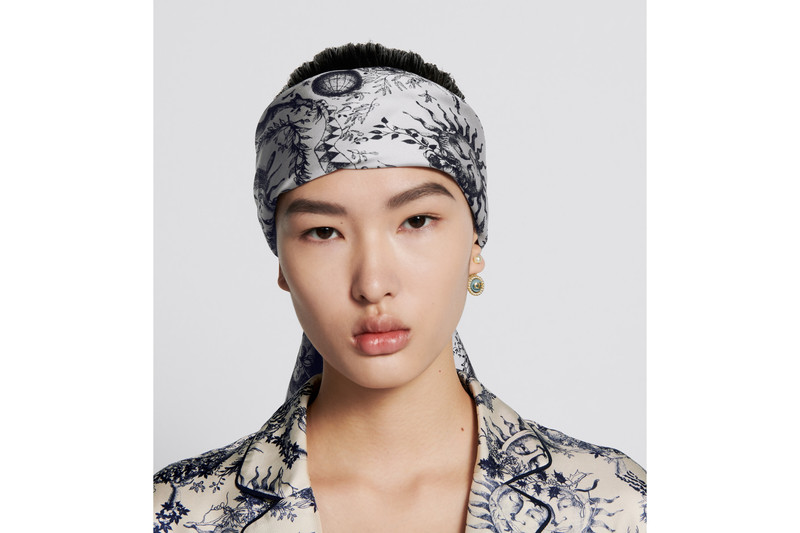 Dior Toile de Jouy Soleil 90 Square Scarf outlook