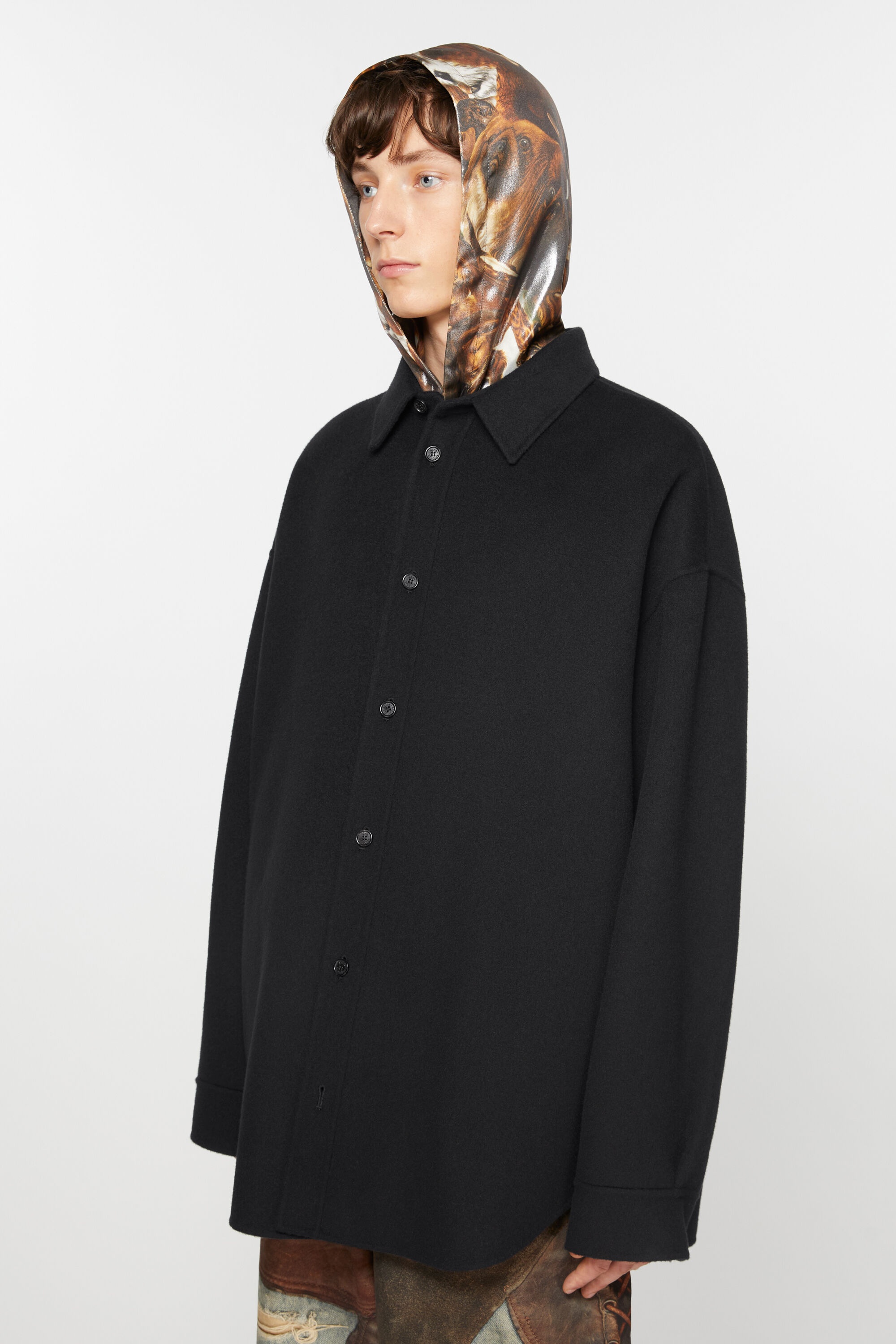 Wool jacket - Black - 3