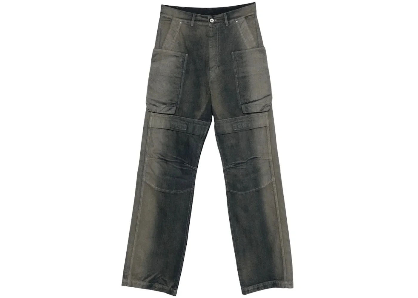 Rick Owens Pantaloni In Denim Stefan Cargo Jeans Dark DUSted Grade - 1