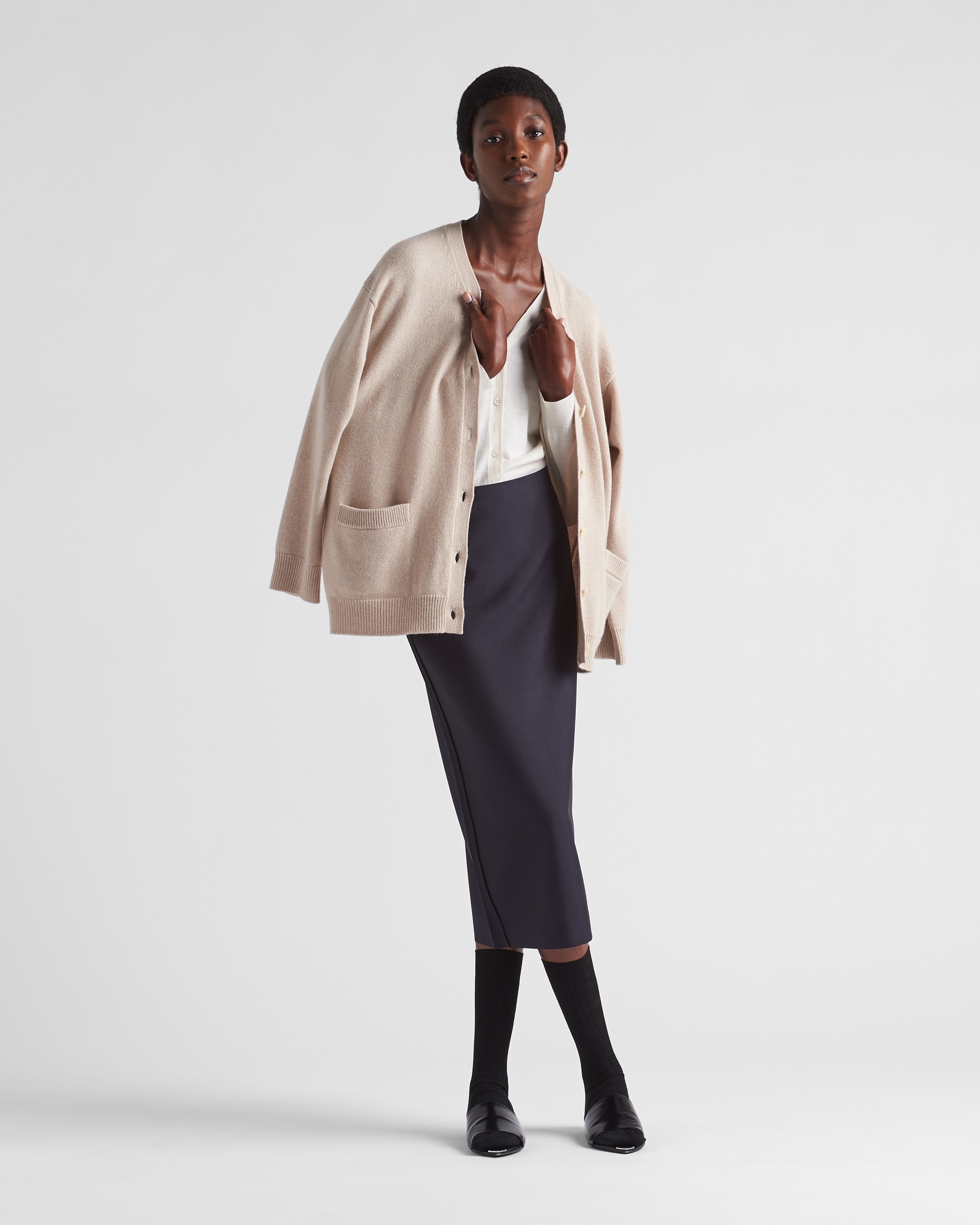 Light mohair midi skirt - 2