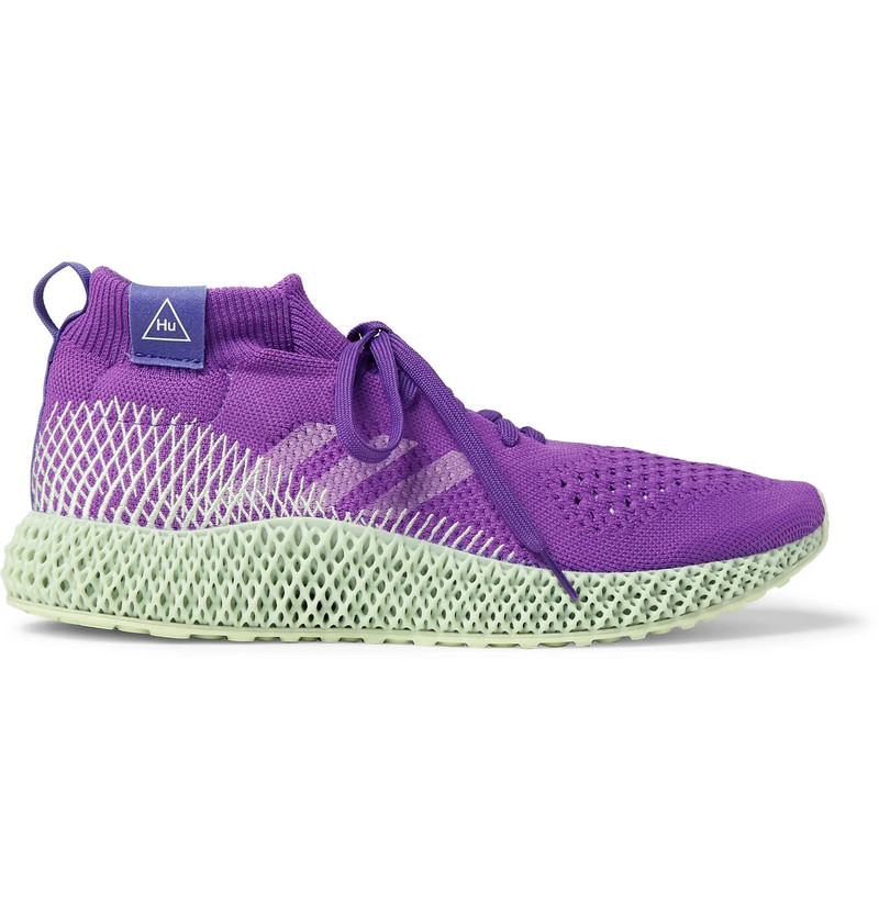 + Pharrell Williams 4D Runner Embroidered Primeknit Sneakers - 1