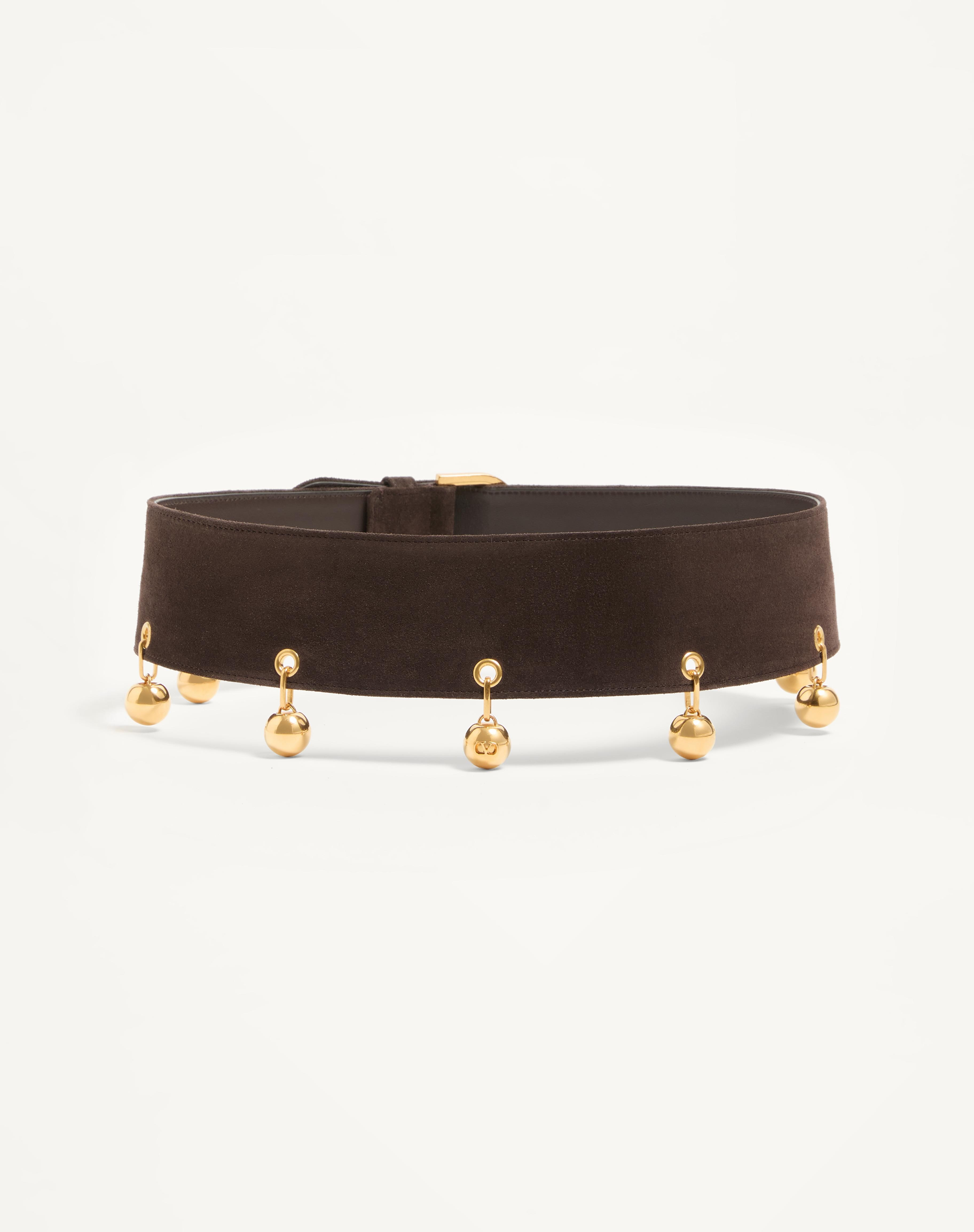 VLOGO SIGNATURE SUEDE BELT 65 MM - 1