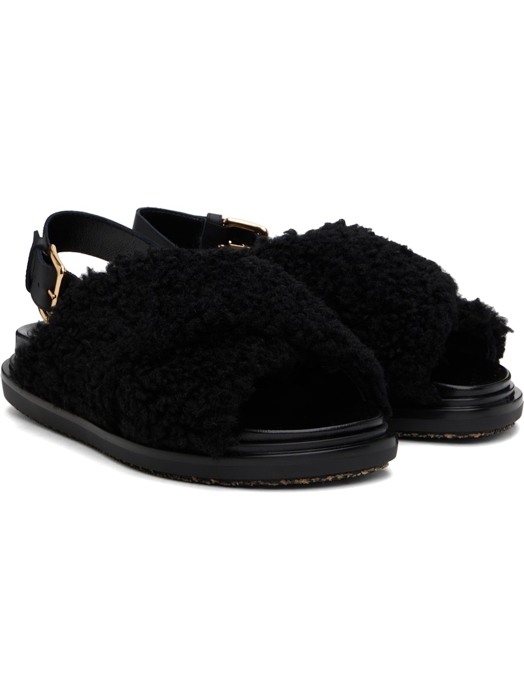 Black Fussbett Sandals - 4
