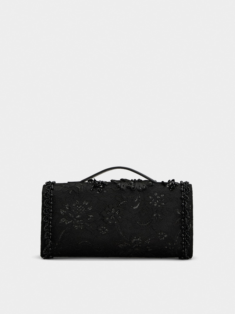 Belle Vivier Clutch in lace 3