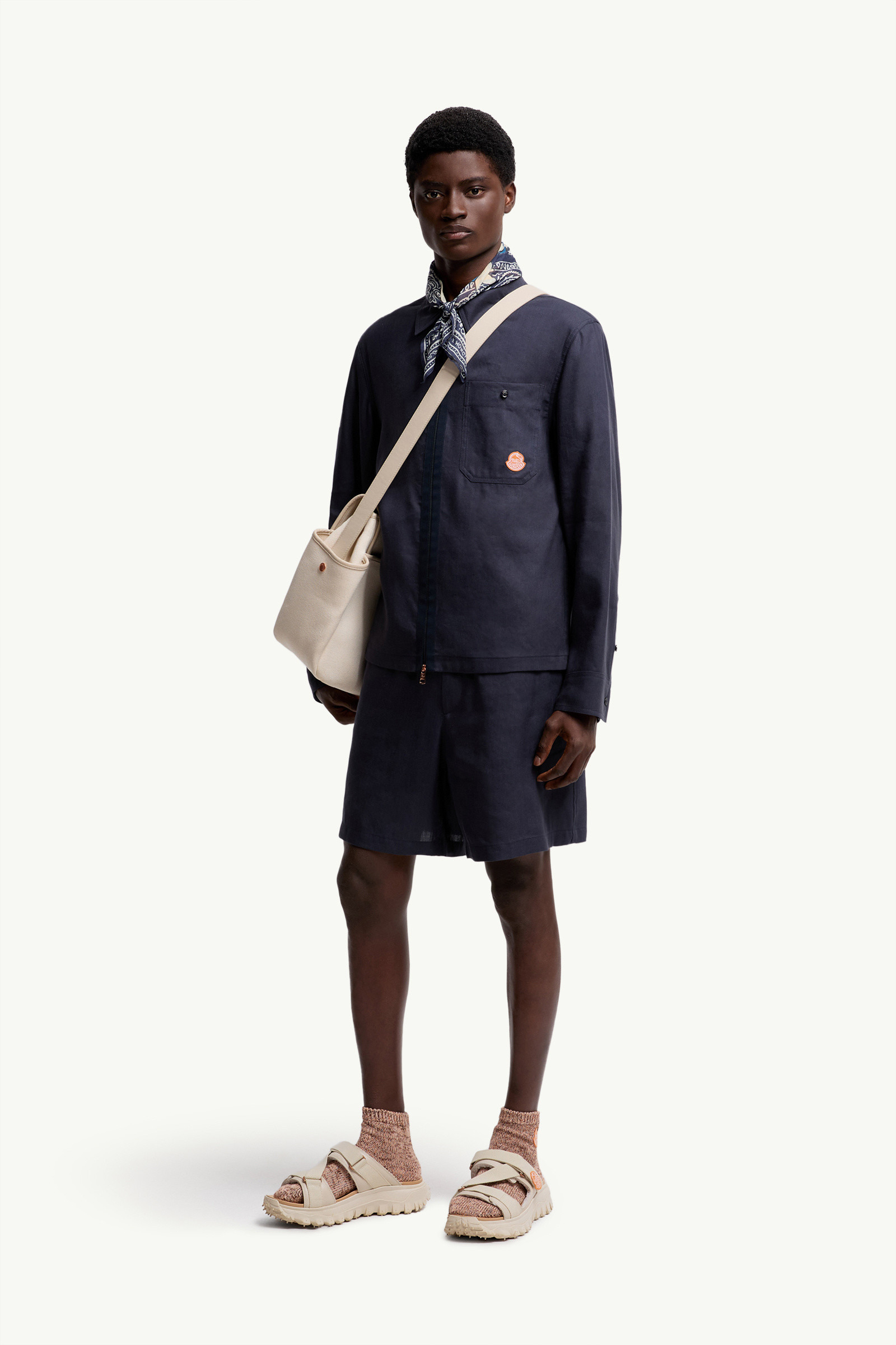 Moncler x Gilga Farm by Donald Glover Linen Blend Shorts - 2