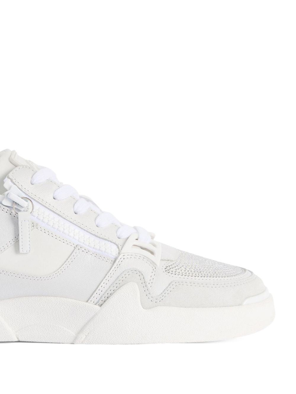 zipped low-top sneakers - 2