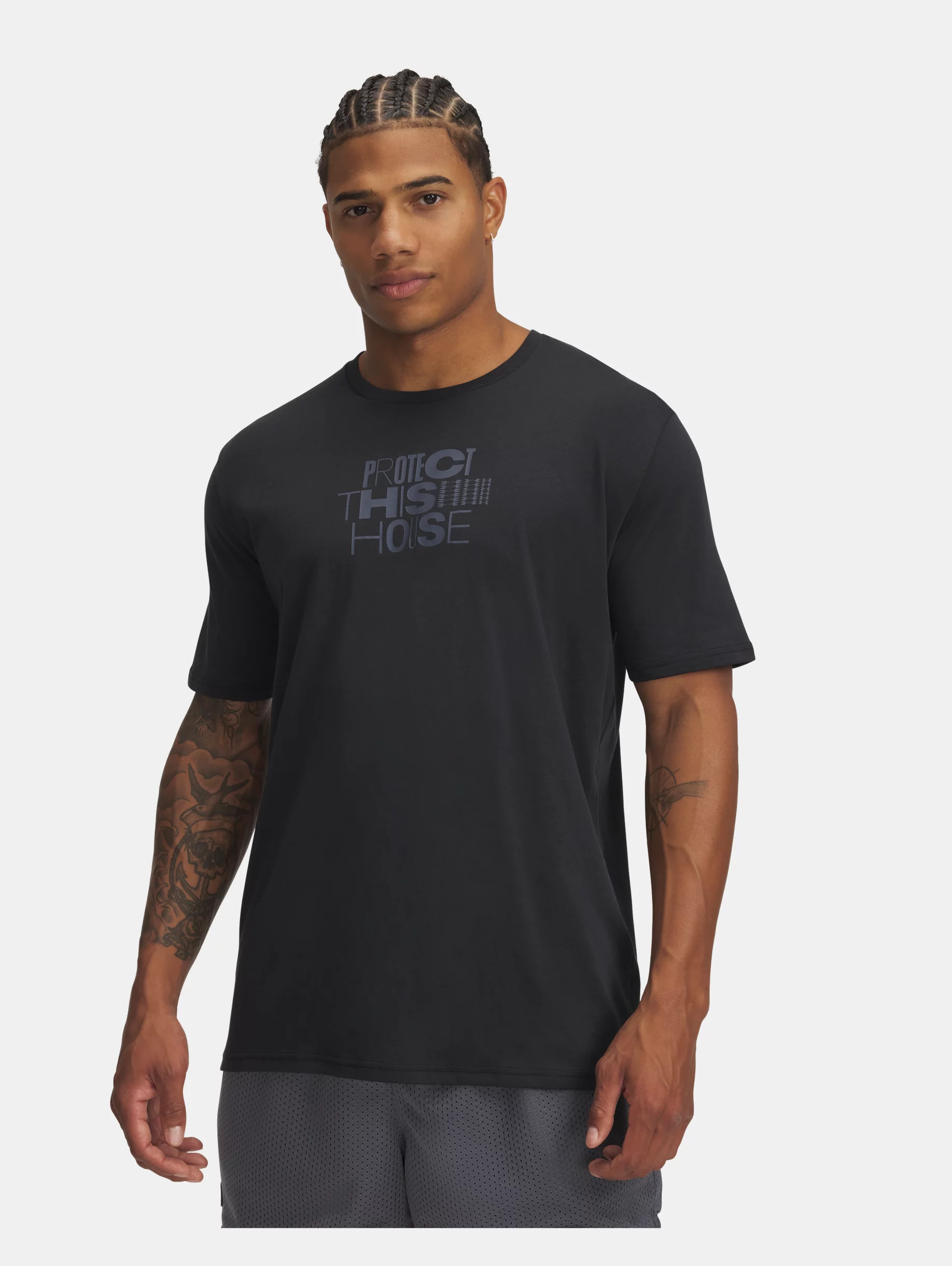 Men's UA Stacked PTH Logo Short Sleeve - 1
