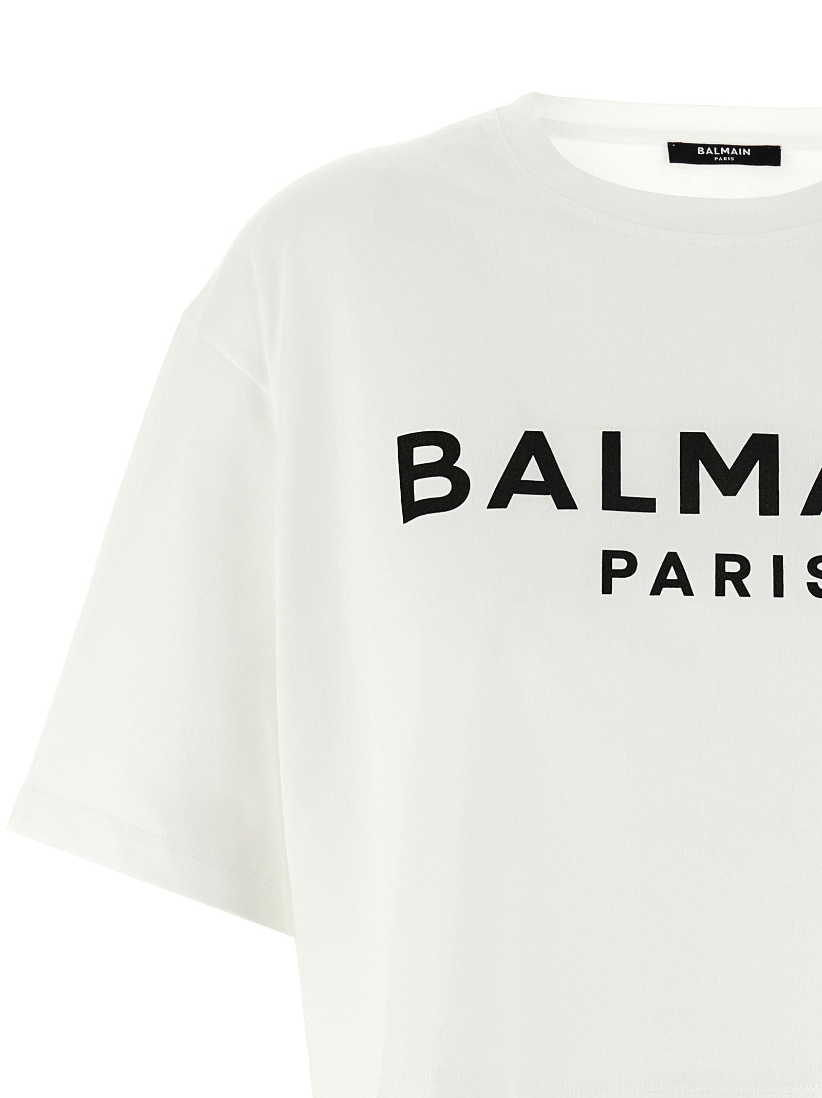 Balmain Women Logo Crop T-Shirt - 3