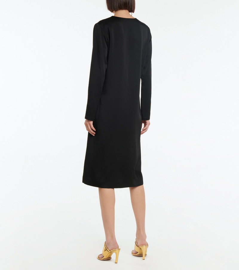 Cutout satin midi dress 3