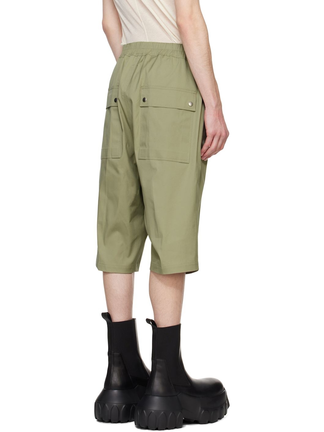 Green Hollywood Cargobela Shorts - 6