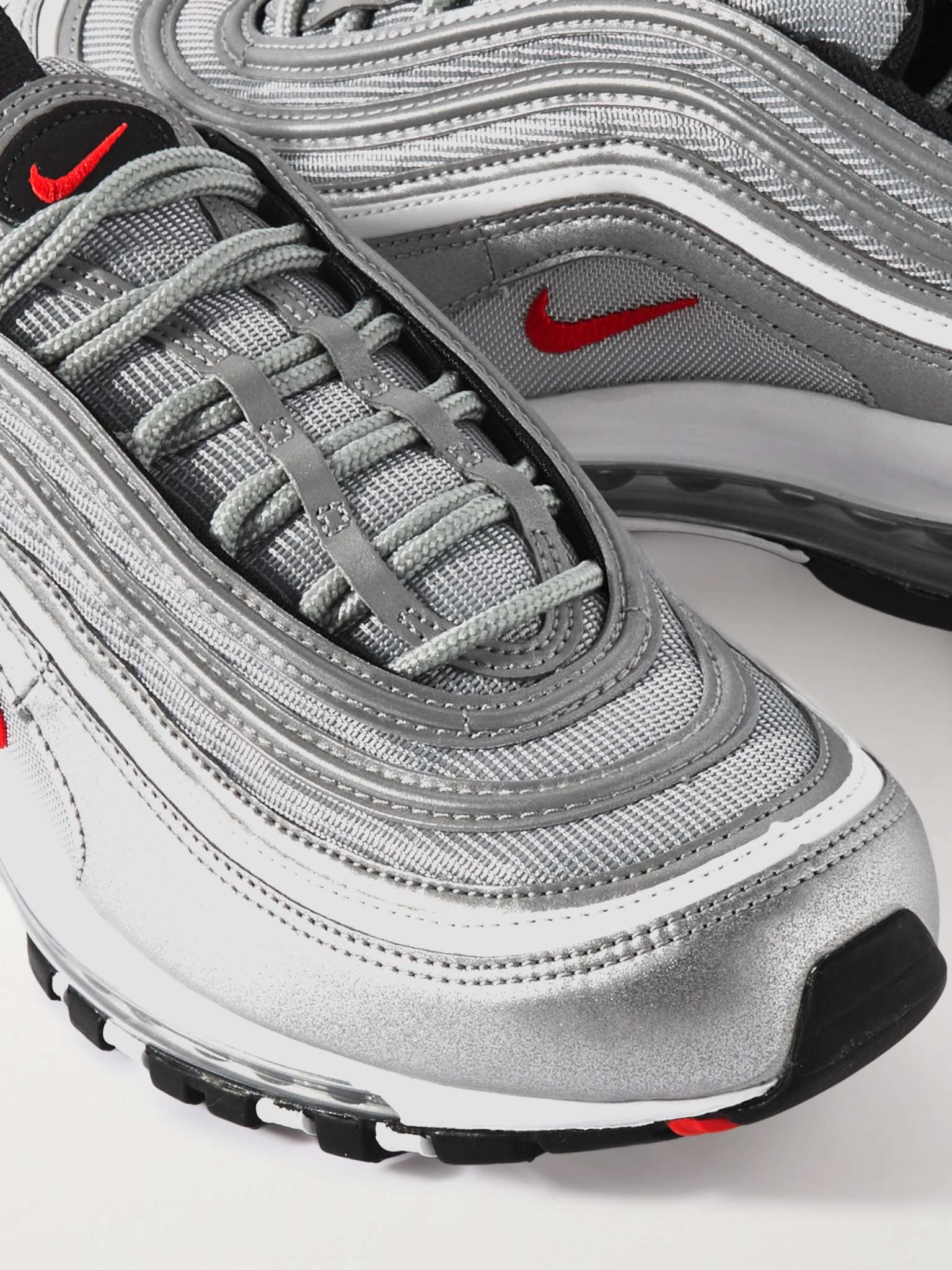 Mesh Am 97 Silver Footwear Nike Air Max 97 Wmns 'Metallic Silver