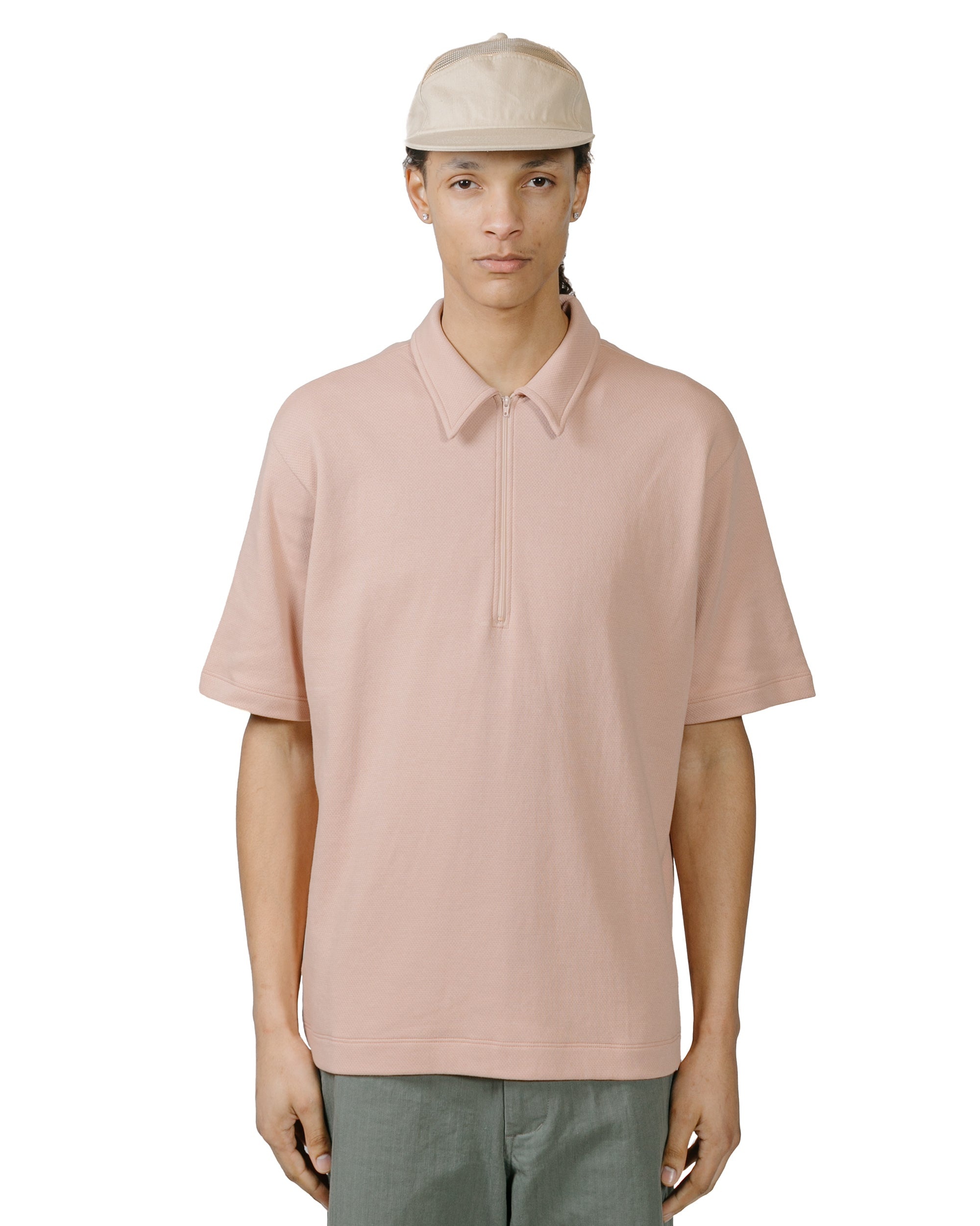 Half Zip Polo Pink Glass - 2