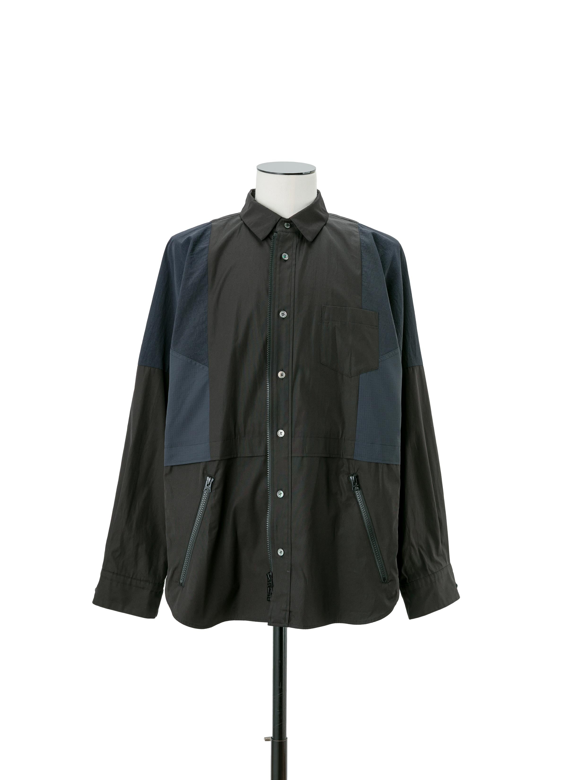 Poplin x Taslan nylon shirt - 1
