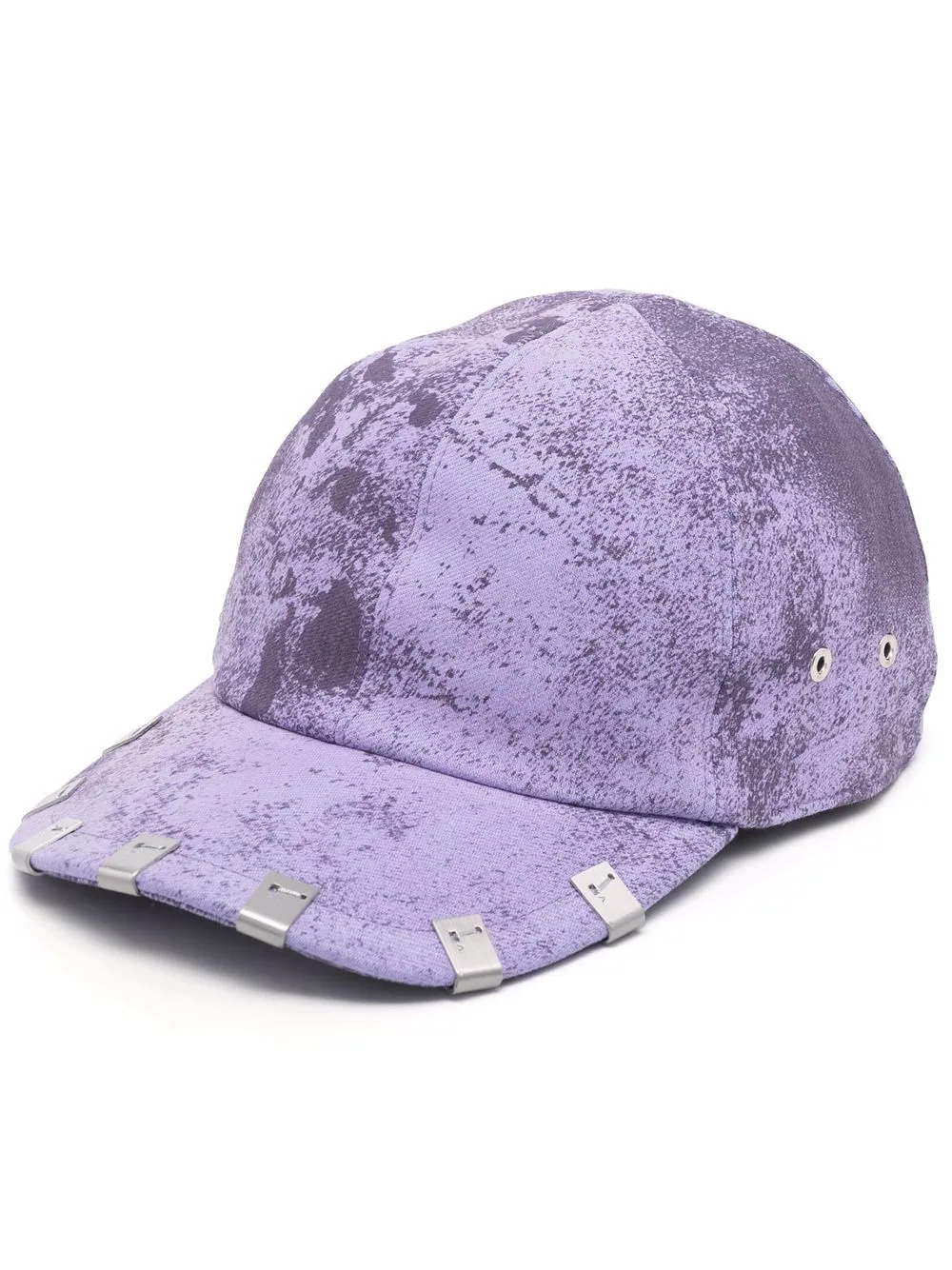 abstract-print baseball cap - 1